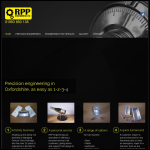 Screen shot of the RPP Engineering website.