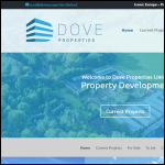 Screen shot of the Dove Properties Ltd website.