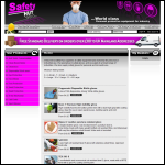 Screen shot of the Safety Hut Ltd website.