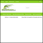 Screen shot of the Shaw Stairs Ltd website.
