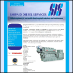 Screen shot of the Shipaid Diesel Services Ltd website.