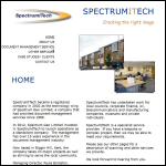 Screen shot of the SpectrumITech Ltd website.