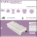 Screen shot of the Stablecroft Conference Products Ltd website.