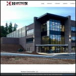 Screen shot of the Hartson Construction Ltd website.