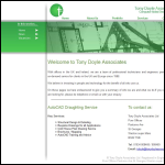 Screen shot of the Tony Doyle Associates Ltd website.