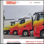 Screen shot of the Transhaul (UK) Ltd website.