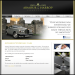 Screen shot of the Armour & Harrop website.