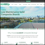 Screen shot of the Ecodek Vannplastic Ltd website.
