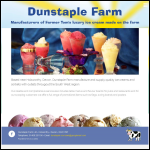 Screen shot of the Dunstaple Farm Ltd website.