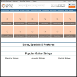 Screen shot of the Silverstrings Classical Network Ltd website.