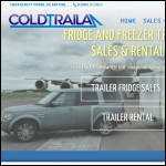 Screen shot of the Coldtraila website.