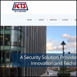 Screen shot of the ICTS (UK) Ltd website.