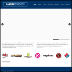 Screen shot of the Lanbury Associates Ltd website.