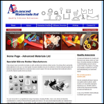 Screen shot of the Advanced Materials Ltd website.
