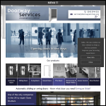 Screen shot of the Doorway Services website.