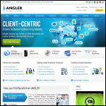 Screen shot of the Angler Technologies website.