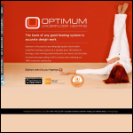 Screen shot of the Optimum Underfloor Heating Ltd website.
