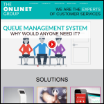 Screen shot of the Onlinet System Technologies Ltd website.