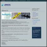 Screen shot of the Asbestos Safety Management Ltd website.