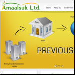 Screen shot of the Amaalsuk Ltd website.