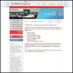 Screen shot of the Interface2 Ltd website.