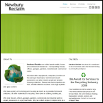 Screen shot of the Newbury Reclaim website.