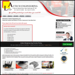Screen shot of the Aztech Engineering Ltd website.