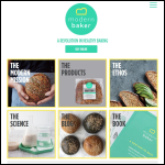 Screen shot of the Modern Baker Ltd website.