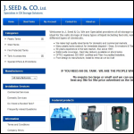 Screen shot of the J Seed & Co. Ltd website.