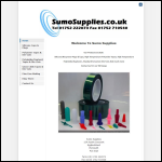 Screen shot of the Sumo Supplies website.