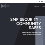 Screen shot of the SMP Security website.