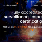 Screen shot of the Code A Weld Holdings Ltd website.