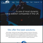 Screen shot of the ClearTel Ltd website.