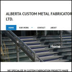 Screen shot of the Detail Fabricators Ltd website.