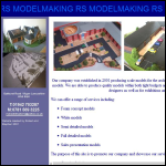 Screen shot of the RS Modelmaking website.
