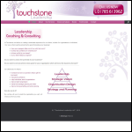 Screen shot of the Touchstone Leadership Ltd website.