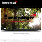 Screen shot of the Humbledinger Ltd website.