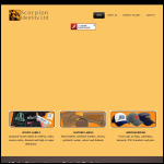Screen shot of the Scorpion Identity Ltd website.