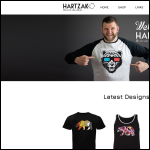 Screen shot of the Hartzak Ltd website.