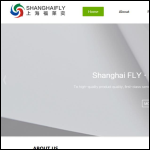 Screen shot of the Flyflyer International Trading Co. Ltd website.