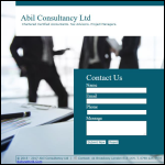 Screen shot of the Abi Lax Consultancy Ltd website.