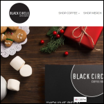Screen shot of the Black Circle Coffee Ltd website.