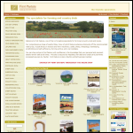 Screen shot of the First Pasture Country Bookstore website.