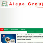 Screen shot of the Aleya Ltd website.