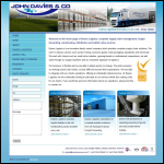 Screen shot of the John Davies & Co website.
