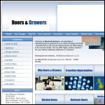 Screen shot of the Doorsdrawers Ltd website.