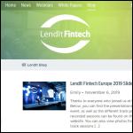 Screen shot of the Lending Expert Ltd website.