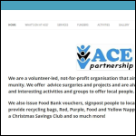 Screen shot of the Ace Partnership Ltd website.