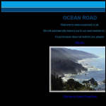 Screen shot of the Ocean Road website.