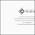 Screen shot of the Ellgeo Ltd website.